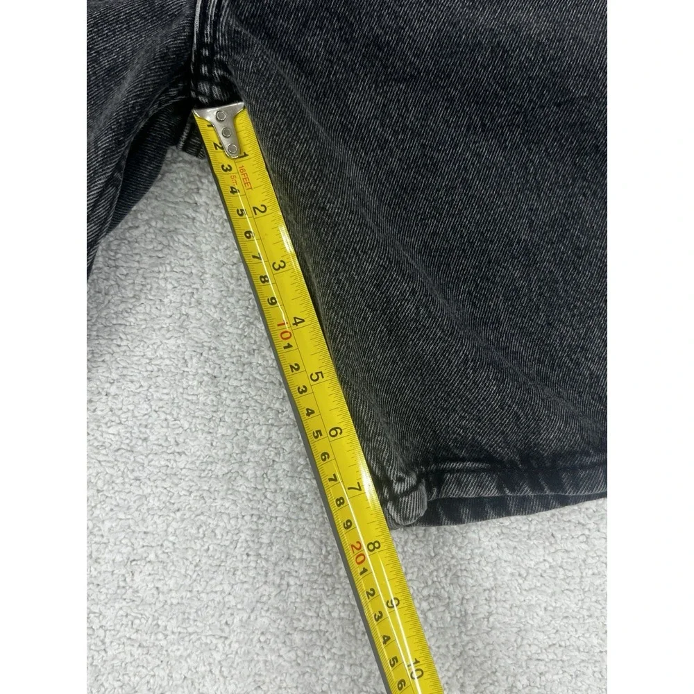 Vintage Levi's Shorts Mens 30 454 Washed Black Denim Jorts 100% Cotton 90s EUC
